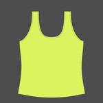 womens loose fit athletic vest uni