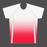 mens athletic raglan short sleeve shirt  gradient